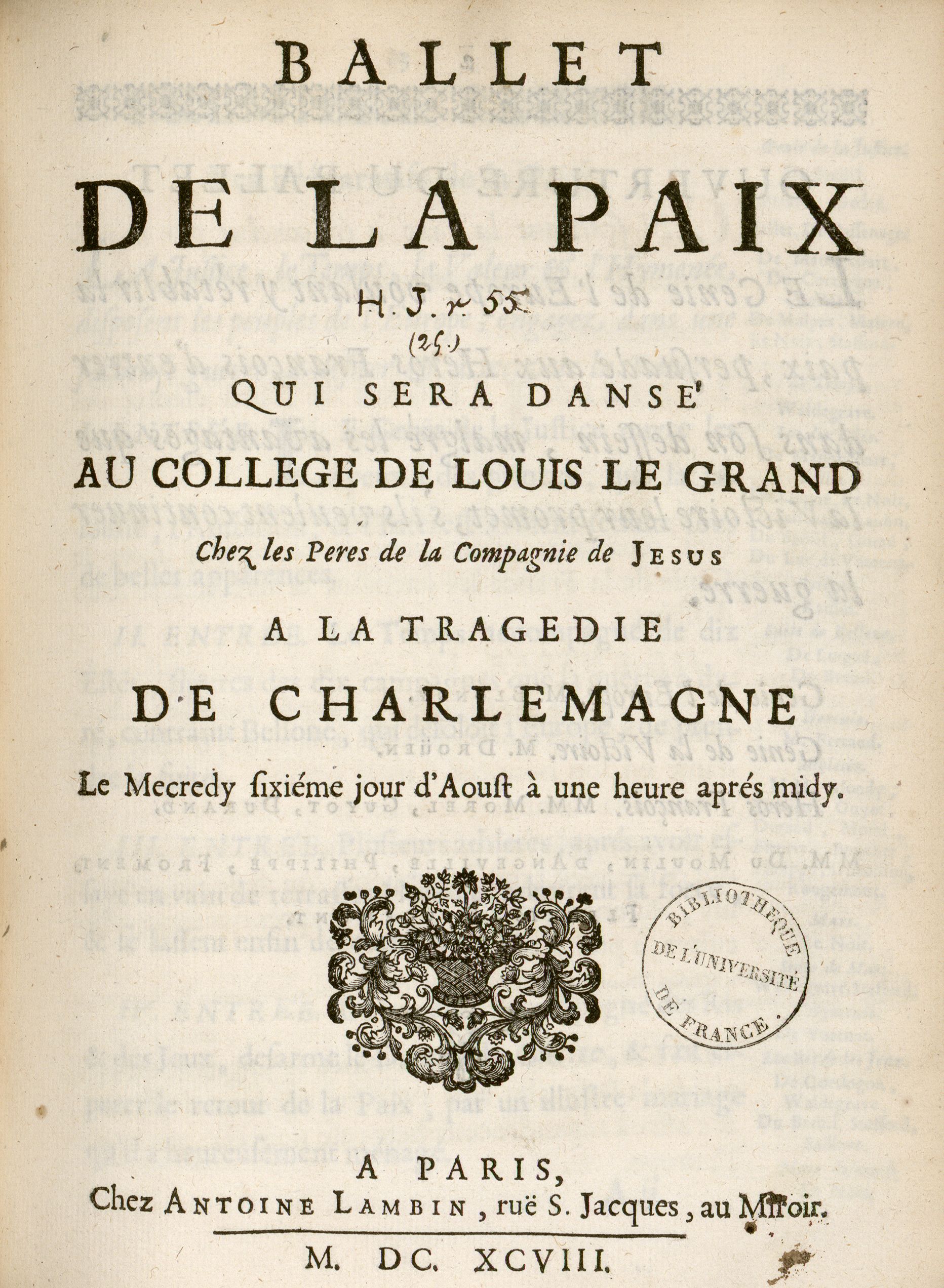 Vignette de la collection " Théâtre et danse dans les collèges parisiens, 17e-18e siècles" (source : ark:/15733/xqb)