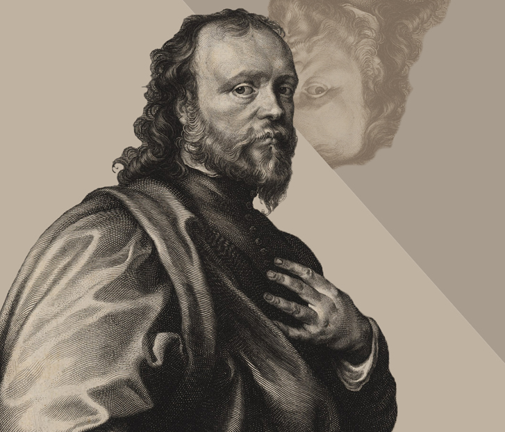 Portrait de Kenelm Digby, gravé d'après un tableau d'anton Van Dyck, ESTAMPES 67. Pièce 4.